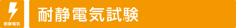 耐静電気試験